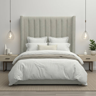 Lit plateforme tapissier Decost