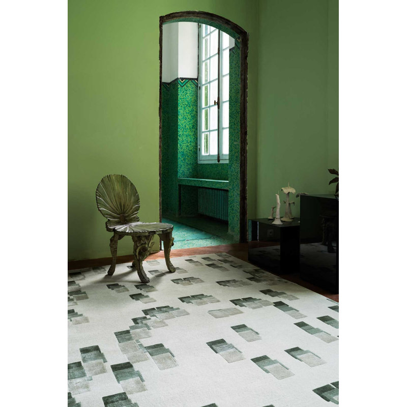 The Rug Company X Kelly Wearstler Runa Area Rug, Pistachio, Rectangle 5' x 7.6'