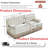 Soft Velvet Chesterfield Sofa with Button Tufting & Tassel Skirt – Beige Modular Sectional for Living Room-660594244