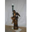Paire de lampes sur pied sur pied - Taille: L 28 po x l 24 po x H 90 po.