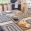 Chemin de table d'intérieur en jute de qualité supérieure - ensemble de 2, taille 8 po x 28 po-458227471-458227466