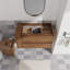 Meuble-lavabo mural 36 po avec tiroir à fermeture en douceur (lavabo non inclus)