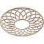 32"OD x 11"ID x 3/8"T Cannes Wood Fretwork Pierced Ceiling Medallion, Hickory-63411904-63411919