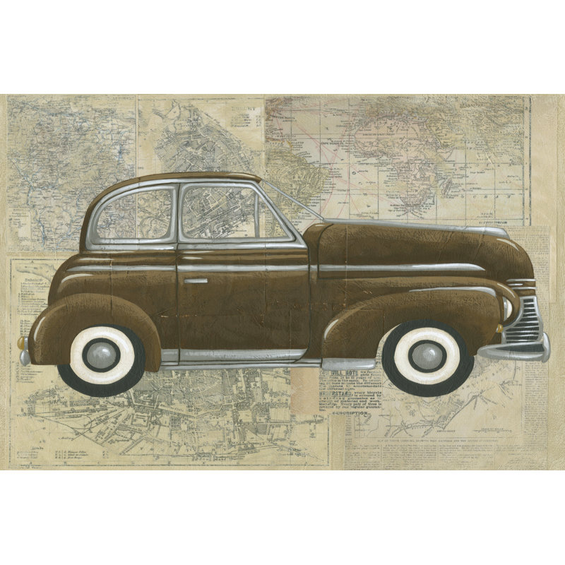 Tour By Car I by Chariklia Zarris - Wrapped Canvas Print, 30cm H x 46cm W x 3.8cm D