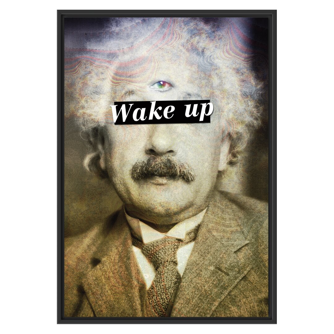 Gerahmtes Wandbild Einsteins third eye