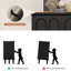 Buffet 63 "avec 4 portes et tablettes réglables-893057502