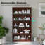 Bibliothèque 5 tablettes en bois de cerisier