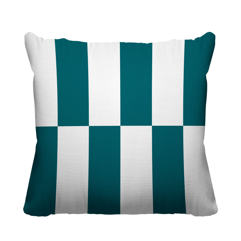 Coussin Luella, Vert, 15 po x 15 po, Carré