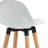 Modern ABS and Solid Wood 26" Counter Stool, Set of 4-1956185199