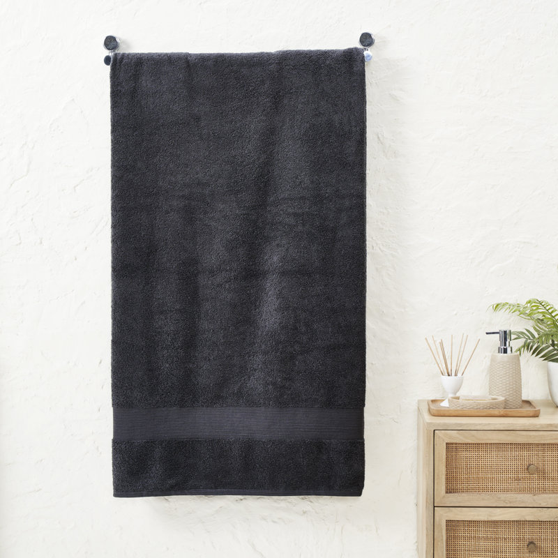 Serviette de bain 100% coton, Gris