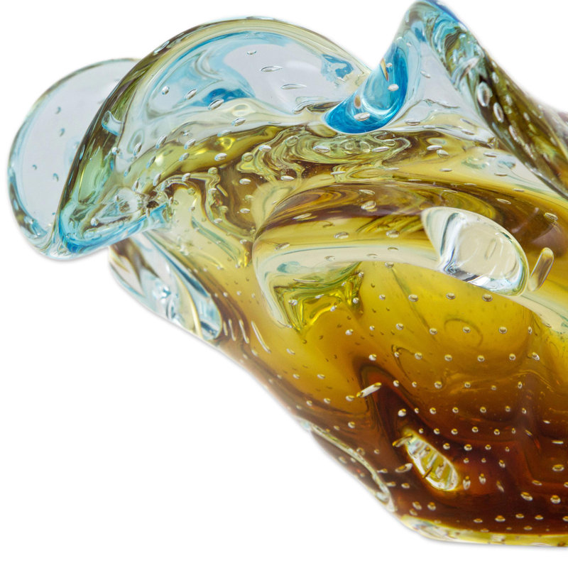 Handmade Glass Decorative Bowl