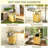 Wood Outdoor Kitchen Island,Outdoor Grill Cart,With Stainless Steel Top,Wheels,Integrated Hole