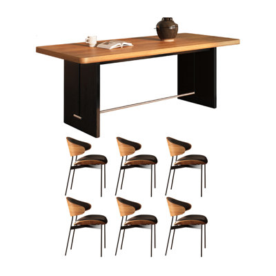 Ensemble de table de salle à manger rectangulaire