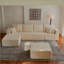Canapé modulaire Cloud avec 1 repose-pieds, canapé rembourré moderne, canapé en U confortable pour le salon, canapé d'angle à assise profonde, aucun assemblage requis