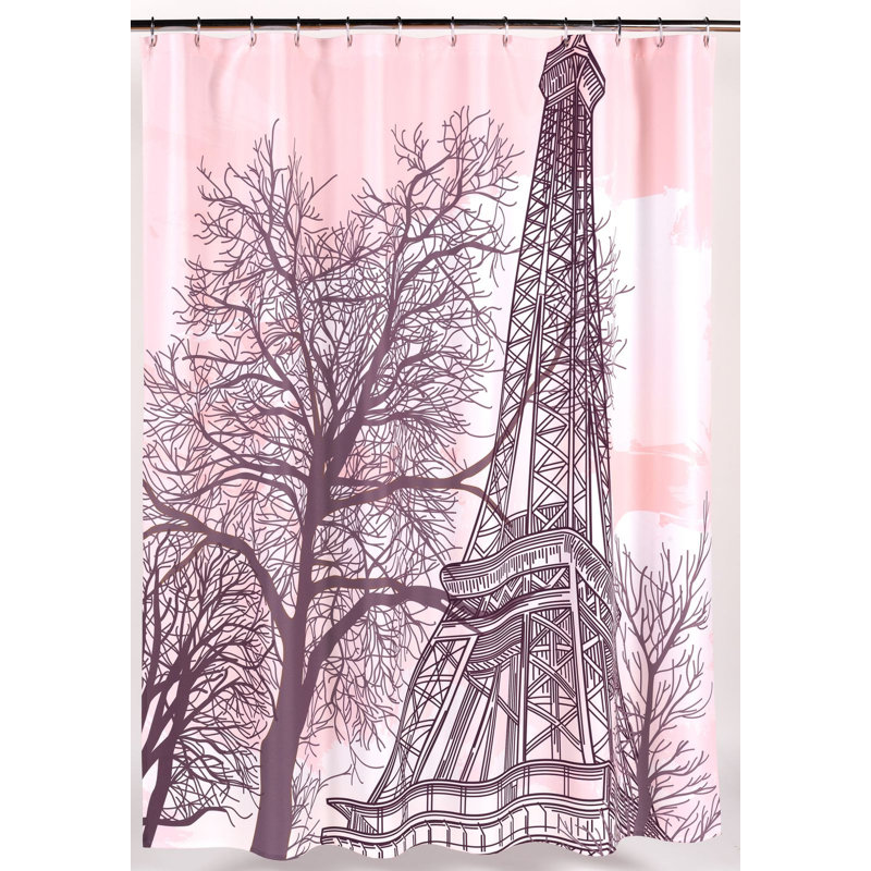 Rideau de douche simple Tour Eiffel