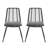 DEJA CHAIR,2PCS With 2 Cushions,Gray
