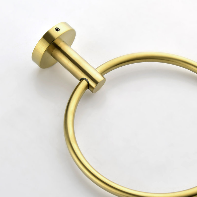 9 - Piece Bathroom Hardware Set, Brushed Gold