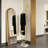 Freestanding Coat Rack With Marble Base And Storage Tray, 6-Hook Hall Tree For Entryway, Hallway, And Bedroom Organization