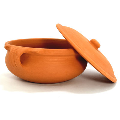 Ancient Cookware® Clay Curry Pot Medium 8inches