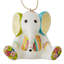 Jambo Elephant Patchwork Ornament