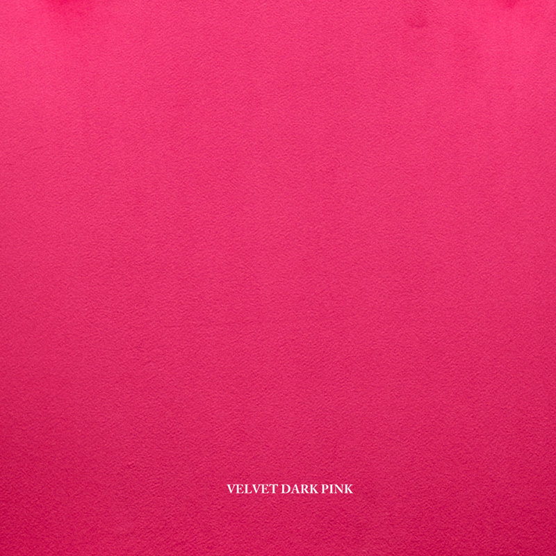 Carney Velvet Loveseat Accent Sofa, Dark Pink