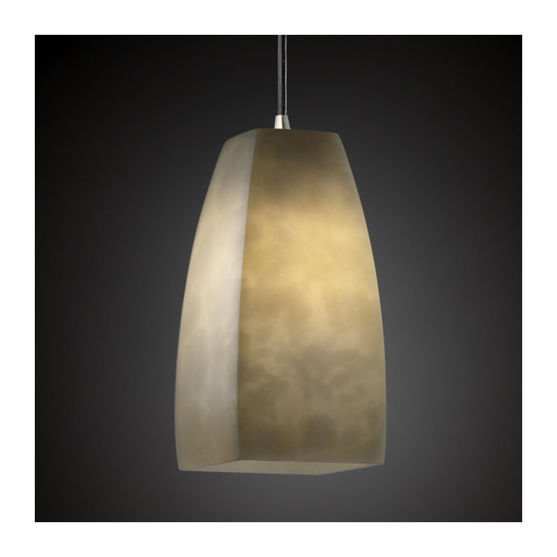 Luminaire suspendu conique 1 lumière Doinel, Cylindre conique haut, Bronze foncé