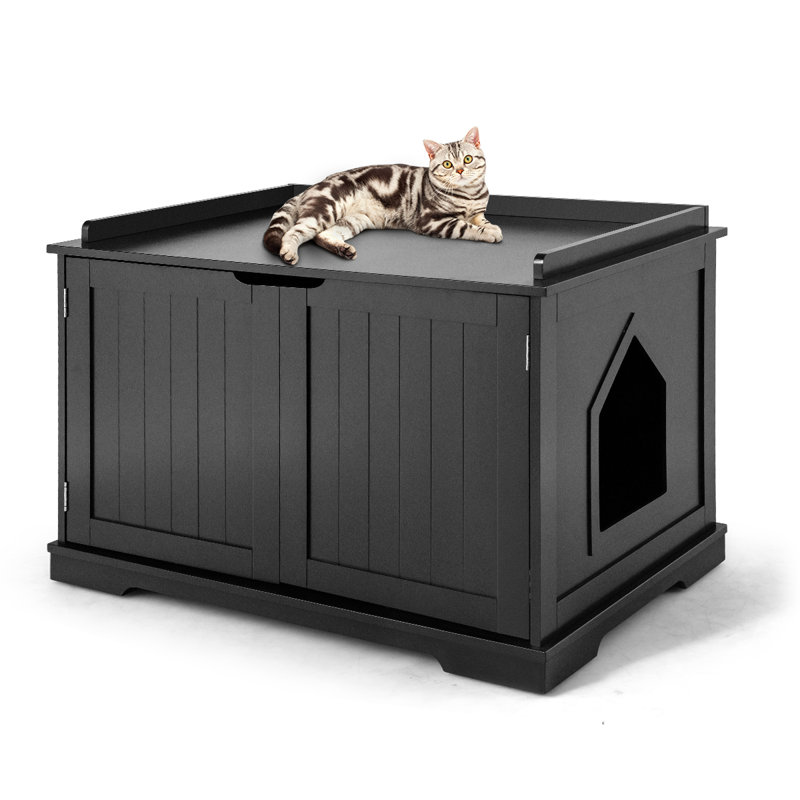 Bessler Litter Box Enclosure, Black