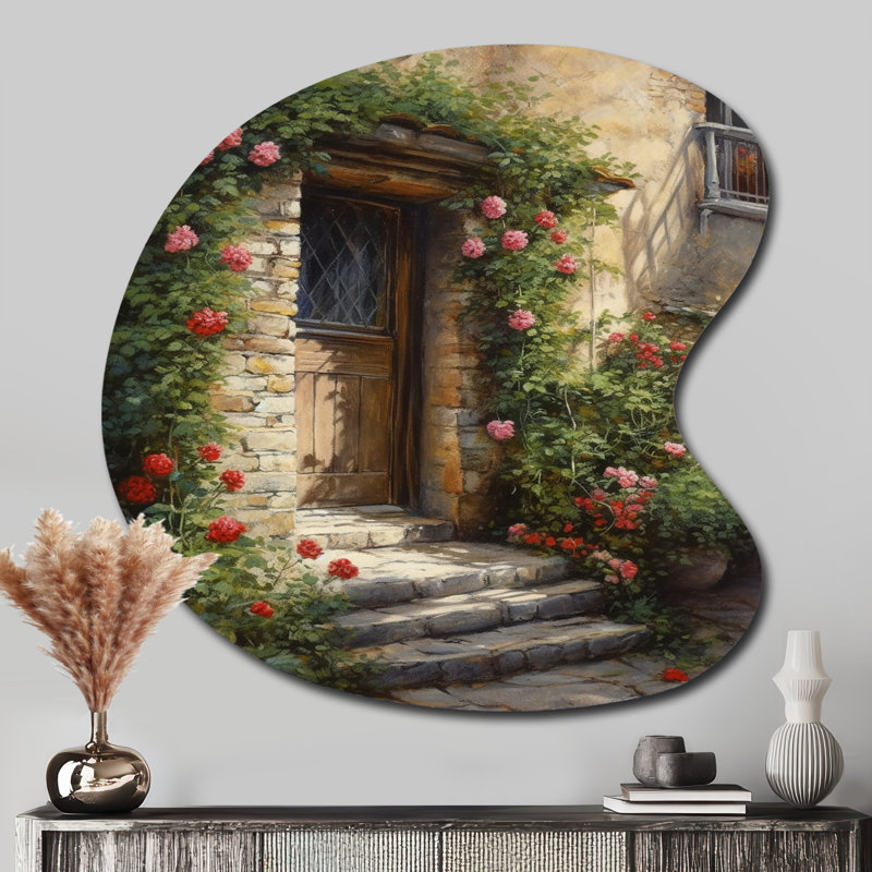 Igbale - Art mural asymétrique en métal, H 33 po x l 33 po