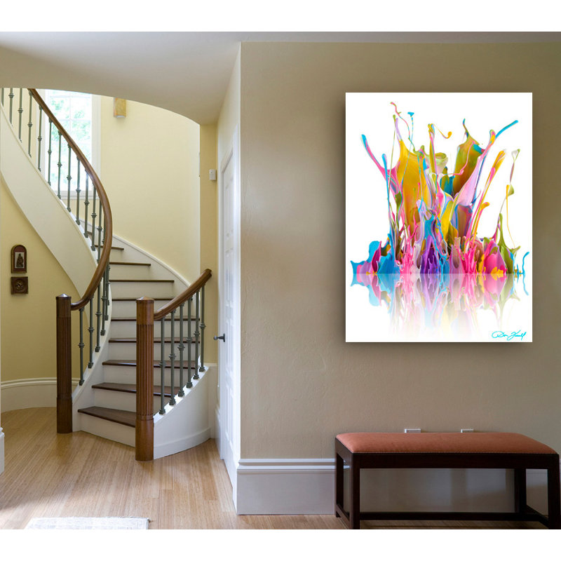 "Colorful Crescendo" par Don Farrall, impression sur toile tendue, H 20 po x l 15 po x P 1,5 po