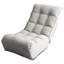 Fauteuil inclinable réglable à 4 compartiments - pour dortoir - Chaise longue inclinable grise, idéale pour la lecture et la méditation