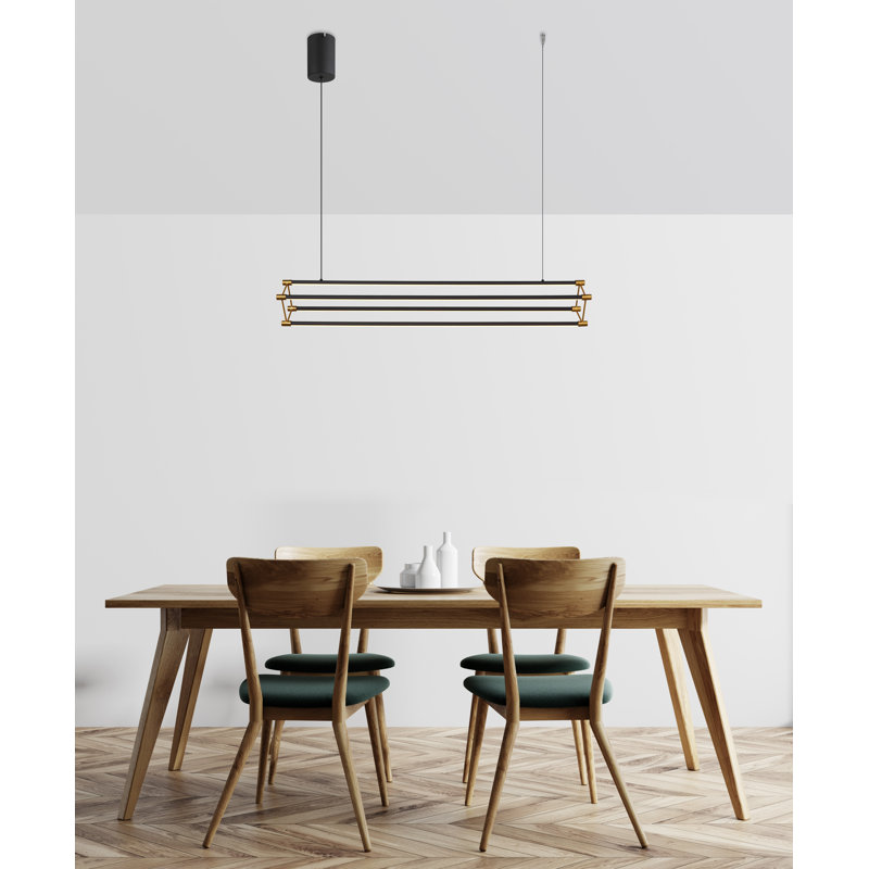 Deaon 1 - Light Matte Black LED Pendant