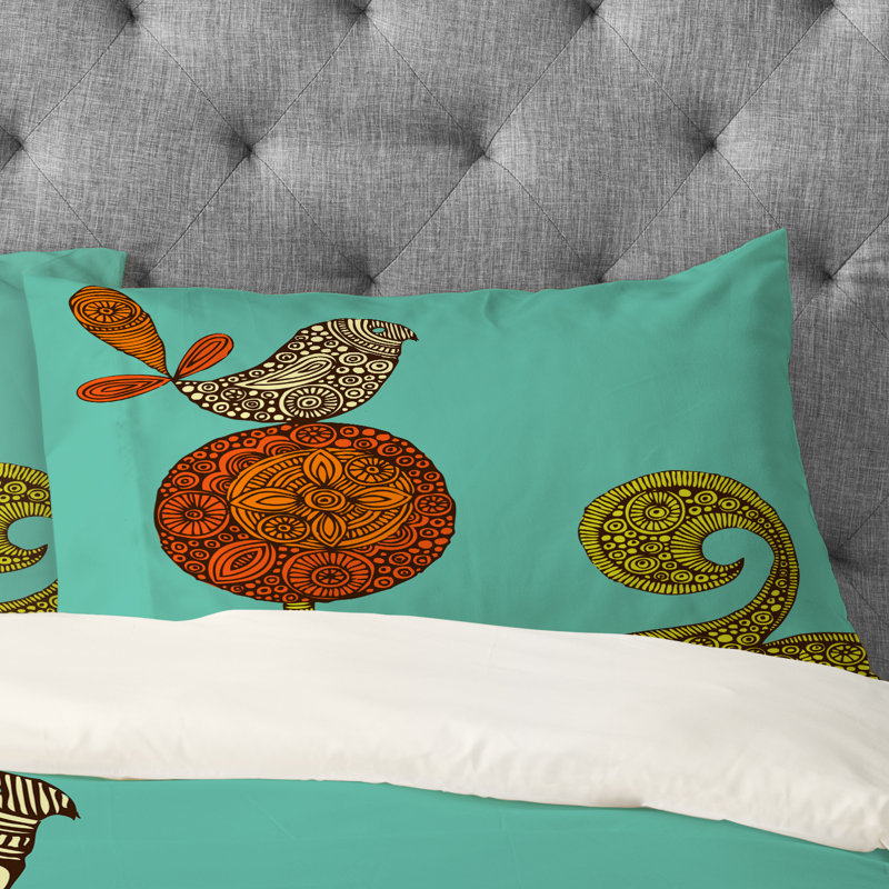 Bird in The Flower Pillowcase, King