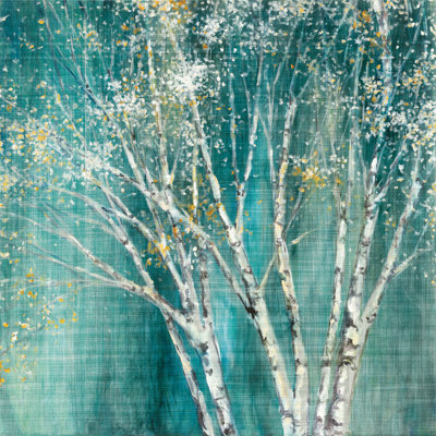" Blue Birch " by Julia Purinton Painting Print