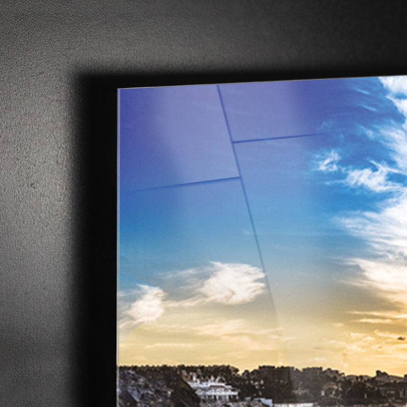 Painting - Sky At Sunset - Acrylic Glass - Ready To Hang