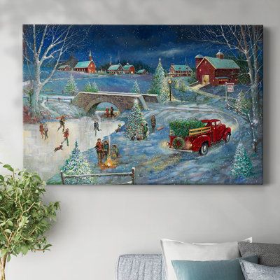 Warm Holiday Memories-Gallery Wrapped Canvas
