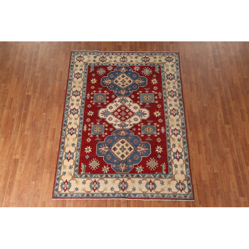 Tapis oriental fait à la main Kazak 6 x 8