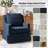 Wimberly 29.5" W Slipcovered Swivel Armchair -601059110
