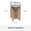 Lampe de table d'extérieur solaire