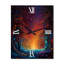Mysterious Rainbow Vision Landscape II - Paysage abstrait très grandes horloges murales-99635097