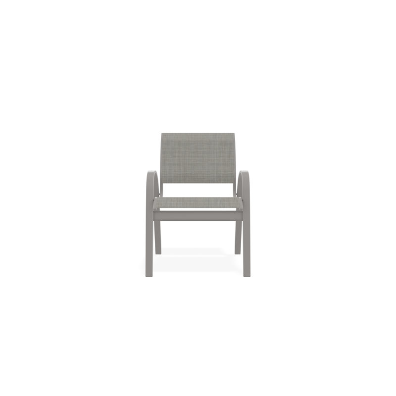 Chaise de café Aruba II, Diacre, Gris chaleureux