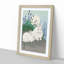 Rabbits at Full Moon by Ohara Koson - Picture Frame Painting Print-55765539-55765541