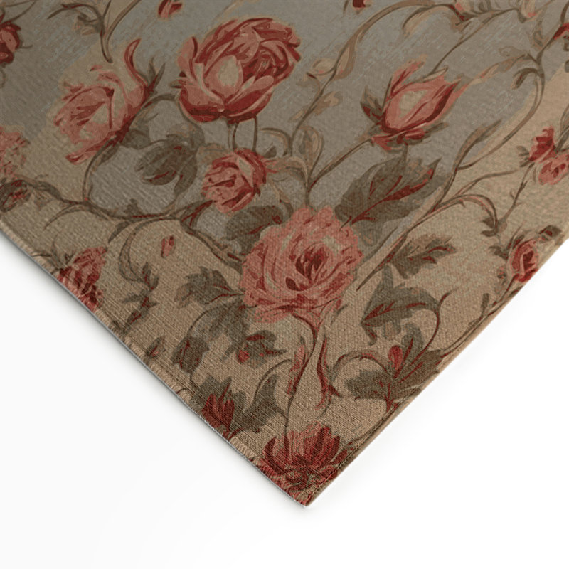 Tapis d'intérieur et d'extérieur brun Persian, Rectangle 5 pi x 7 pi