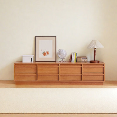 Modern simple large capacity TV cabinet