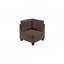 Mobilier de salon d'angle et coin café noir