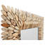 Miroir en bois naturel authentique