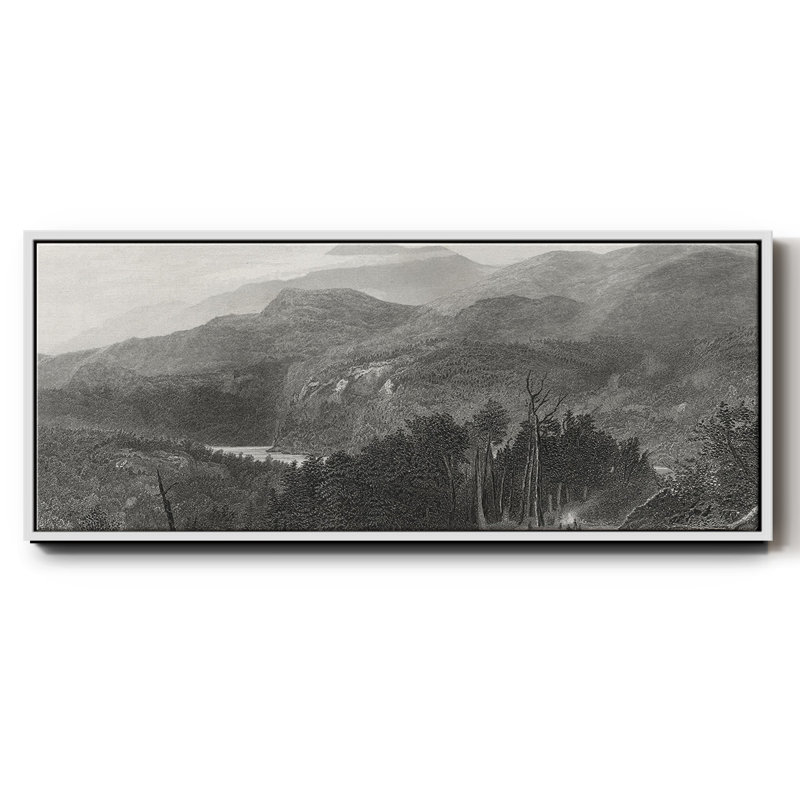 The Smoky Mountains- Framed Canvas, 20" H x 50" W