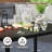 Rectangular Steel Outdoor Dining Table
