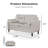 Caprina 52.38'' Faux Leather Loveseat-1564588354