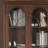 Nut-brown Solid Wood + Glass Display Cases
