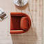 Chaise de loisir simple moderne en velours simple.